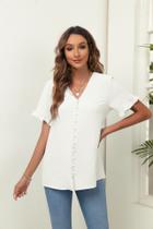 Camiseta feminina de moda casual: mistura modal e de algodão para uma