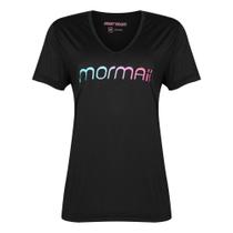 Camiseta Feminina Decote V Preta Mormaii Linha Samantha Barijan P