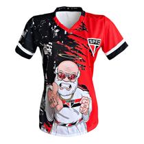 Camiseta Feminina do São Paulo FC SPFC Torcedora Oficial Camiseta Feminina do São Paulo FC SPFC Torcedora Oficial