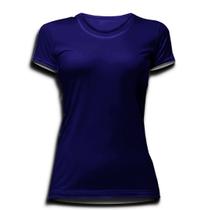 Camiseta Feminina Dry Fit 100% Poliéster Esportiva Academia