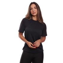 Camiseta Feminina Dry Fit Básica Lisa Proteção Solar UV Térmica Blusa Academia Esporte Camisa - Adriben