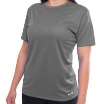 Camiseta Feminina Dry Fit Manga Curta Treino Academia Caminhada Camisa Blusa Esporte Bike