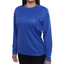 Camiseta Feminina Dry Fit Manga Longa Treino Academia Caminhada Camisa Blusa Esporte Bike
