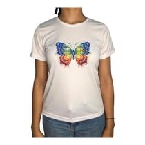 Camiseta Feminina Dry fit Nayre Modas Frase BRANCO P