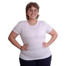 Camiseta Feminina Dry Fit Plus Size Academia Confortável