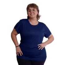 Camiseta Feminina Dry Fit Plus Size Academia Confortável