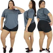 Camiseta Feminina Dry Fit Plus Size Fitness Academia Premium Camiseta Feminina Dry Fit Plus Size Fitness Academia Premium