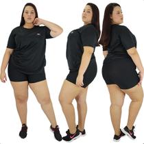 Camiseta Feminina Dry Fit Plus Size Fitness Academia Premium