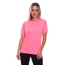 Camiseta Feminina Dry Fit Proteção Solar UV Básica Lisa Treino Academia Passeio Fitness Ciclismo Camisa - Whats Wear