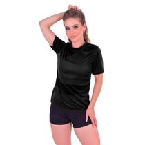 Camiseta Feminina Dry Fit T- Shirt Básica Baby Look para Esportes - Unidade Hos's