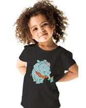 Camiseta Feminina Dumbo Infantil desenho