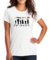 Camiseta Feminina E Baby Look Friends Série - DTF