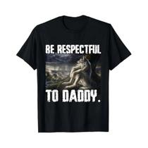 Camiseta Feminina Engraçada Alpha Wolf, Camiseta Macia De Manga Curta Com Gola Redonda, Be
