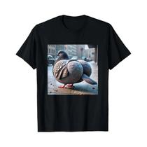Camiseta Feminina Engraçada Brainrot Pigeon 100 Level Gyatt Gen Z Meme Kawaii Harajuku Y2K Aesthetic