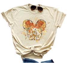 Camiseta feminina engraçada de abóbora com estampa de abóbora da Halloweentown University