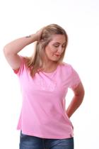 Camiseta Feminina Estampa Borboleta Relevo