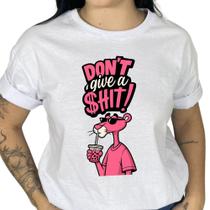 Camiseta Feminina Estampada Pink Panther Cores Variadas