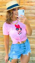 Camiseta Feminina Estampada T-shirt Personagens