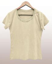 Camiseta Feminina Estonada 100% Algodão - Tamanhos P ao GG Camiseta Feminina Estonada 100% Algodão - Tamanhos P ao GG