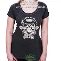 Camiseta feminina estonada LEGENDARY GIRLS