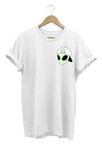 Camiseta Feminina Et Alien Espelhado Baby Look 100% Algodão