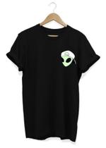 Camiseta Feminina Et Alien Espelhado Baby Look 100% Algodão