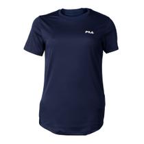 Camiseta Feminina Fila Basic Sports III Manga Curta Marinho Camiseta Feminina Fila Basic Sports III Manga Curta Marinho