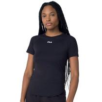 Camiseta Feminina Fila Bio III Tecnológica Preto Camiseta Feminina Fila Bio III Tecnológica Preto