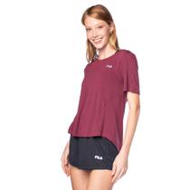 Camiseta Feminina Fila Future Sports Flow Vinho Camiseta Feminina Fila Future Sports Flow Vinho