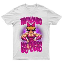 Camiseta Feminina Florzinha Maromba Meninas Super poderosas Look Treino 100% Algodão camisa blusa