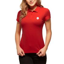 Camiseta Feminina Gola Polo - Modelo Essential