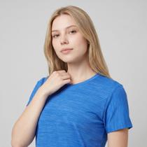 Camiseta Feminina Gola V Poliamida Conforto Dia a Dia Patra Cor:Mescla AzulTamanho:G Camiseta Feminina Gola V Poliamida Conforto Dia a Dia Patra Cor:Mescla AzulTamanho:G