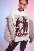 Camiseta Feminina Gráfica Grande Dandadan Okarun Momo Ayase Camisa Exclusiva De Todos Os Tamanhos