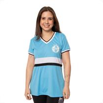 Camiseta Feminina Grêmio Baby Look Esportiva Rumo à Gloria