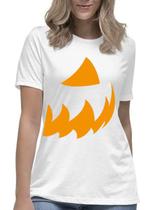 Camiseta feminina halloween jack o' lantern dia das bruxas