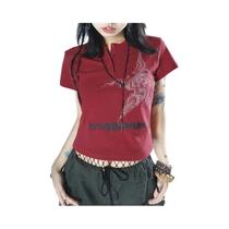 Camiseta Feminina Harajuku Com Estampa De Estrela, Estilo Japonês, Gola Redonda, Manga Curta,