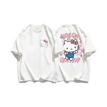 Camiseta Feminina Hello Kitty - Manga Curta, Soltinha, Estilo Y2K