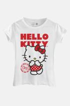 Camiseta Feminina Hello Kitty Say Hello To Me Camiseta Feminina Hello Kitty Say Hello To Me