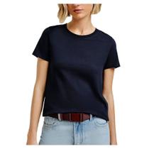 Camiseta Feminina Hering Slim Marinho - 0241 Camiseta Feminina Hering Slim Marinho - 0241
