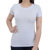 Camiseta Feminina Hirlogs Viscose Branca - 2704