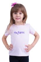 Camiseta Feminina Infantil Texas Farm - Cif006 - Rosa Bb