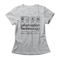 Camiseta Feminina Information Technology Camiseta Feminina Information Technology