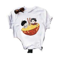 Camiseta Feminina Japonesa Harajuku Anime Y2k Designer Top Dorama Roupas Femininas