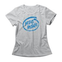 Camiseta Feminina Jesus Inside Camiseta Feminina Jesus Inside