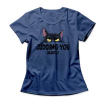 Camiseta Feminina Judging You Silently Camiseta Feminina Judging You Silently