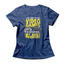Camiseta Feminina Just Play Videogames