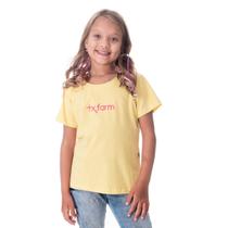 Camiseta Feminina Juvenil Texas Farm - Ctf006 - Amarelo Claro