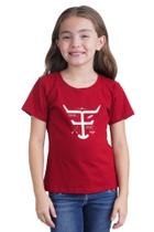 Camiseta Feminina Juvenil Texas Farm - Ctf027 - Vermelho Cereja