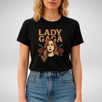 Camiseta Feminina Lady Gaga Blusa Camisa