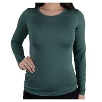Camiseta Feminina Lezi Térmica ML Verde - 500765 Camiseta Feminina Lezi Térmica ML Verde - 500765